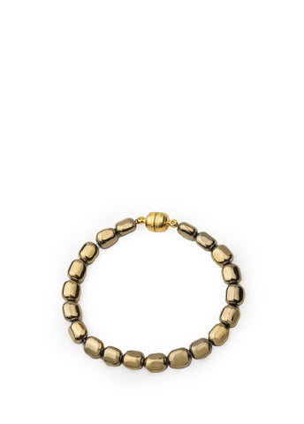 Armband „Miel“ in Goldoptik mit Naturstein