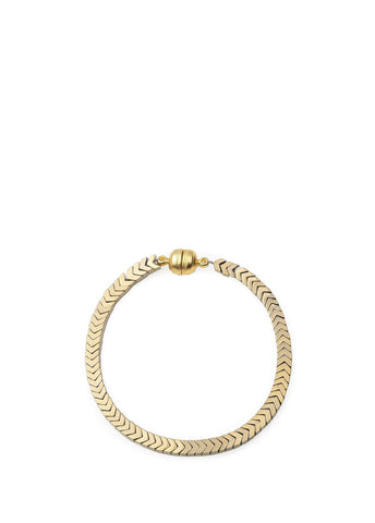 Armband „Lidya“ in Goldoptik mit Naturstein