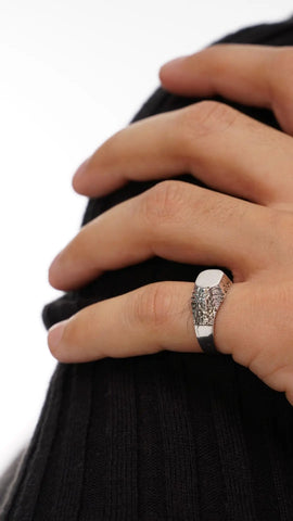 Ring „Elvis“ aus 925 Sterling Silber