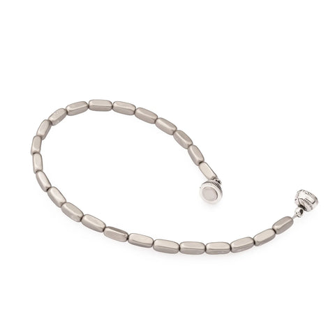 Armband „Nefha“ mit grauem Naturstein