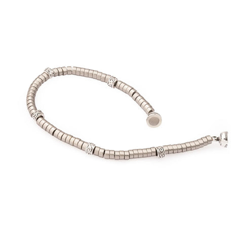 Armband „Onsra“ mit grauem Naturstein
